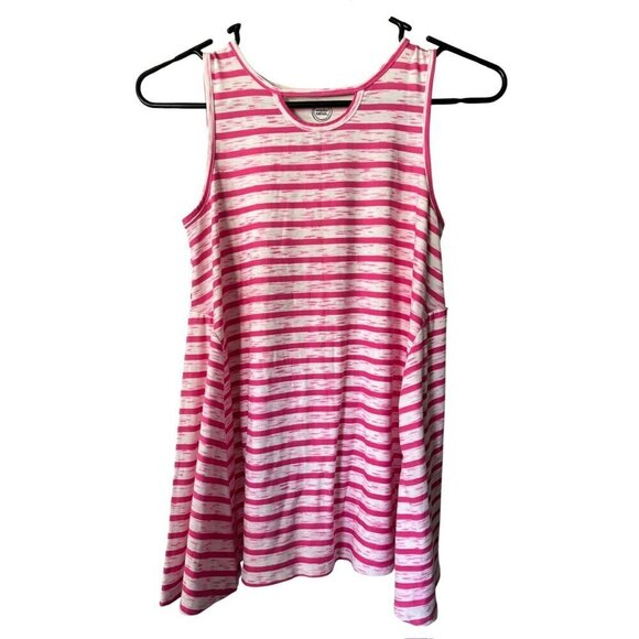 wonder nation Other - Wonder Nation Girl Pink & White Tank Top